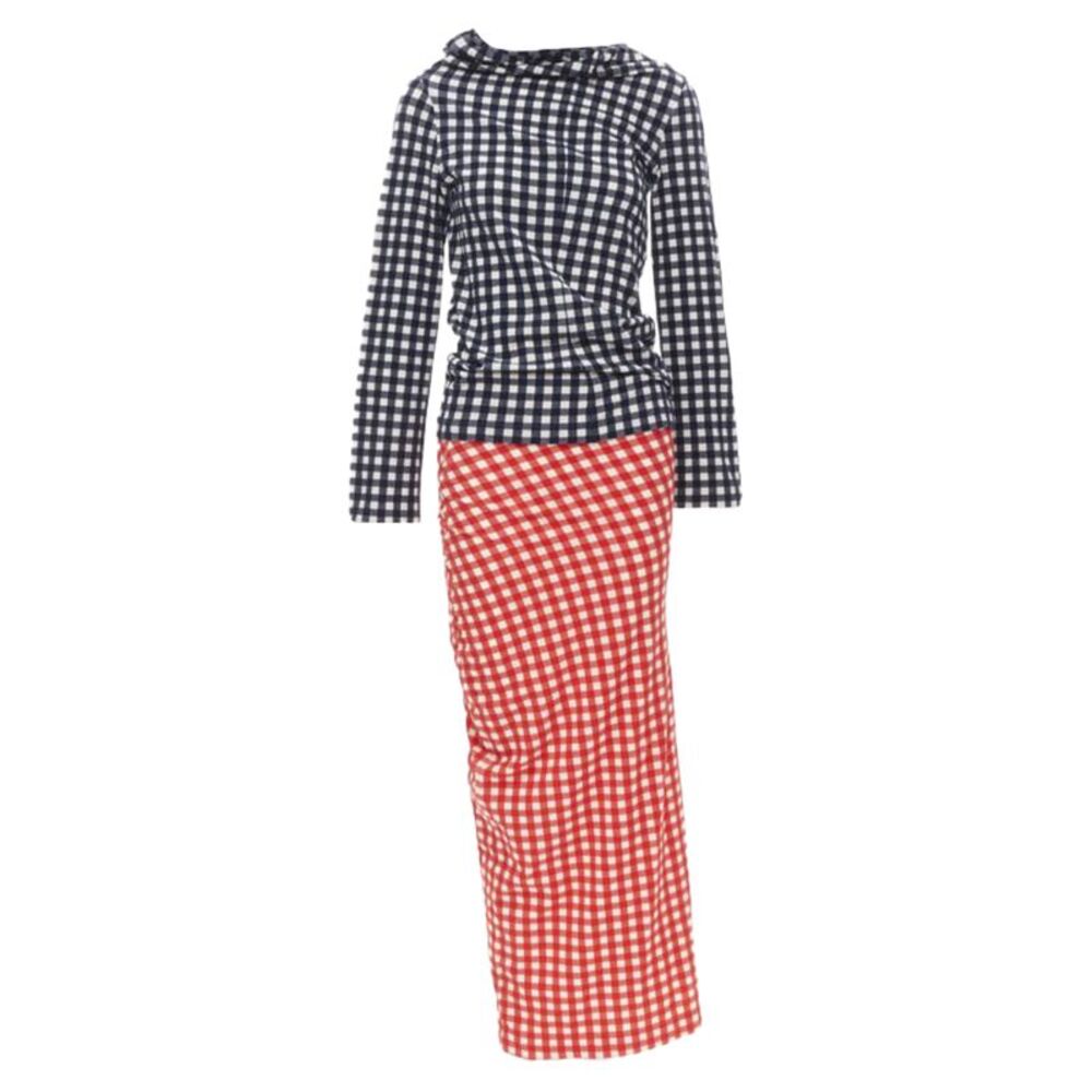Comme Des Garcons 1997 Gingham Checked Set